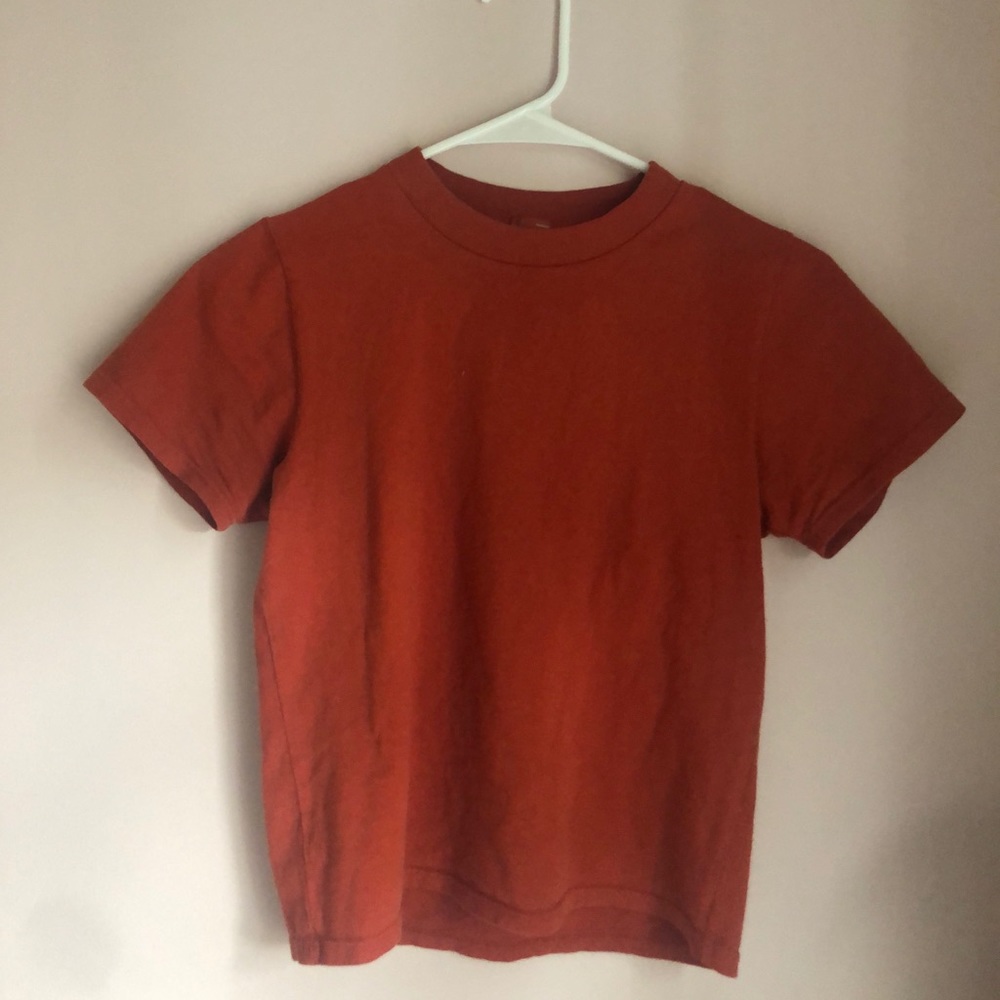 Rare Brandy Melville orange Helen tee